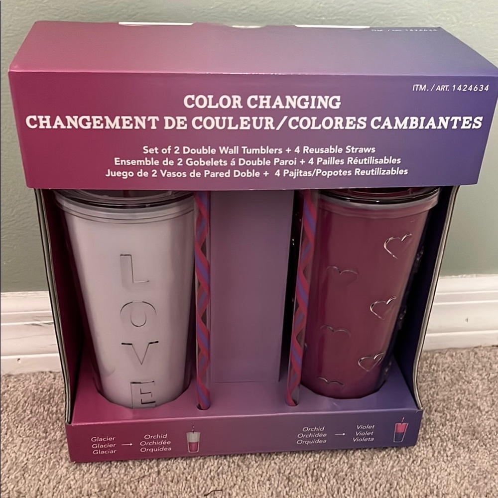 Parker Lane color changing tumblers